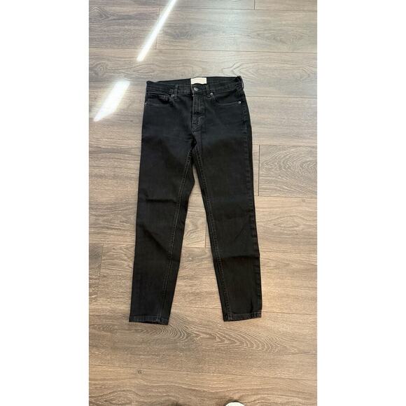 Everlane Black Mid Rise Skinny Ankle Jeans Inseam Casual Size 27 Ankle 1811 - Picture 2 of 10
